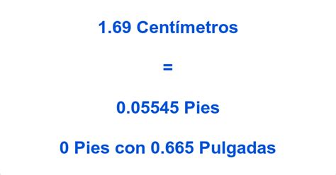 1.68 cm a Pies ¿Cuánto es 1.68 cm en pies y。